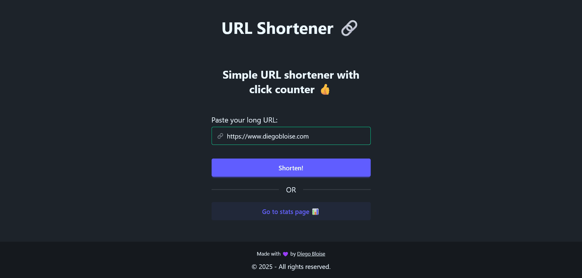 URL Shortener
